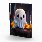 ベビー幽霊不気味かわいいハロウィーンキャラクター フォトブロック (右)