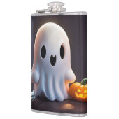 ベビー幽霊不気味かわいいハロウィーンキャラクター フラスク (左)