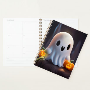 ベビー幽霊不気味かわいいハロウィーンキャラクター プランナー手帳