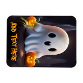 ベビー幽霊不気味かわいいハロウィーンキャラクター マグネット (横)