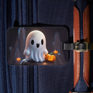 ベビー幽霊不気味かわいいハロウィーンキャラクター ラゲッジタグ