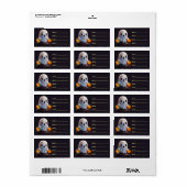 ベビー幽霊不気味かわいいハロウィーンキャラクター ラベル (フルシート)