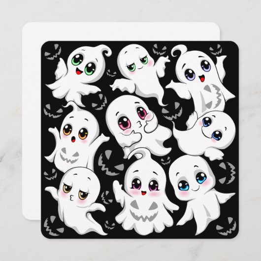 ベビー幽霊不気味かわいいハロウィーンムード (正面/裏面)