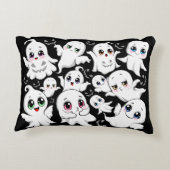 ベビー幽霊不気味かわいいハロウィーンムード アクセントクッション (裏面)