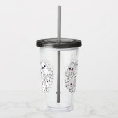 ベビー幽霊不気味かわいいハロウィーンムード アクリルタンブラー (右)