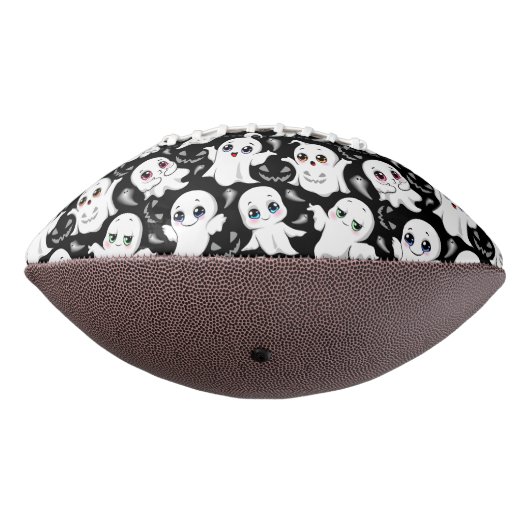 ベビー幽霊不気味かわいいハロウィーンムード アメリカンフットボール (回転270)