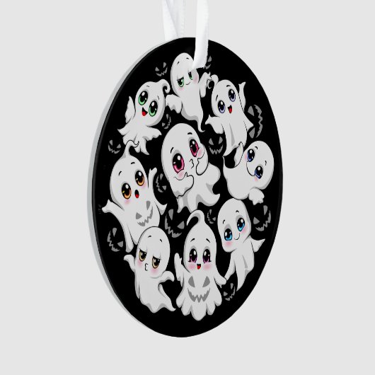 ベビー幽霊不気味かわいいハロウィーンムード オーナメント (正面)
