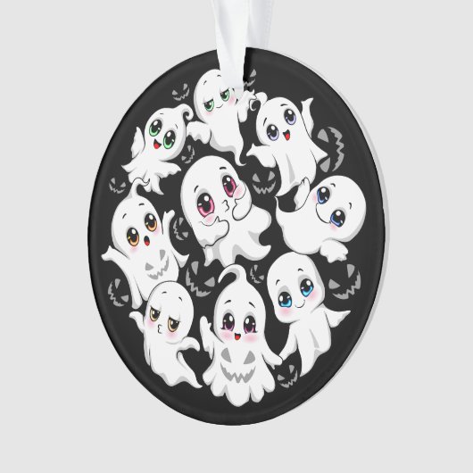 ベビー幽霊不気味かわいいハロウィーンムード オーナメント (正面)