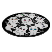 ベビー幽霊不気味かわいいハロウィーンムード カッティングボード (角)