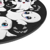 ベビー幽霊不気味かわいいハロウィーンムード カッティングボード (角)
