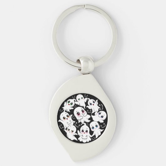ベビー幽霊不気味かわいいハロウィーンムード キーホルダー (正面)