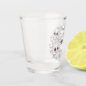 ベビー幽霊不気味かわいいハロウィーンムード ショットグラス (左)