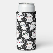 ベビー幽霊不気味かわいいハロウィーンムード スリム缶クーラー (Seltzer裏面)