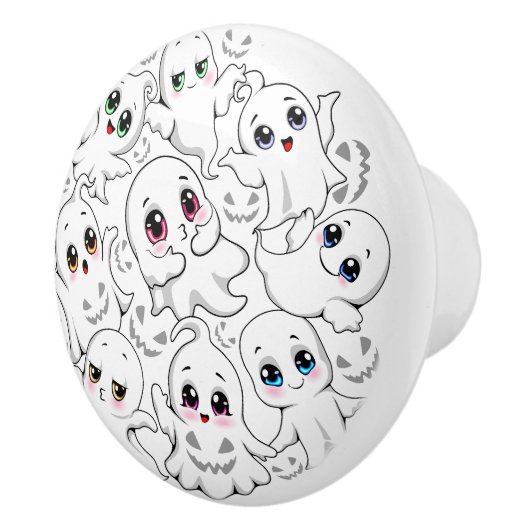 ベビー幽霊不気味かわいいハロウィーンムード セラミックノブ (右)