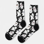 ベビー幽霊不気味かわいいハロウィーンムード ソックス (左)