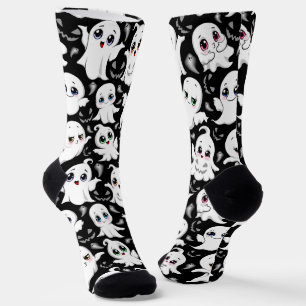 ベビー幽霊不気味かわいいハロウィーンムード ソックス