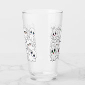 ベビー幽霊不気味かわいいハロウィーンムード タンブラーグラス (左)