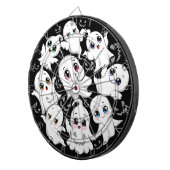 ベビー幽霊不気味かわいいハロウィーンムード ダーツボード (正面右)