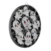 ベビー幽霊不気味かわいいハロウィーンムード ダーツボード (正面左)