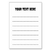 ベビー幽霊不気味かわいいハロウィーンムード テーブルナンバー (裏面)