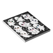 ベビー幽霊不気味かわいいハロウィーンムード ノートパッド (アングル)