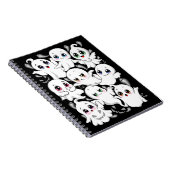 ベビー幽霊不気味かわいいハロウィーンムード ノートブック (右側)