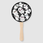 ベビー幽霊不気味かわいいハロウィーンムード ハンドファン (正面)