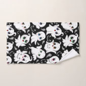 ベビー幽霊不気味かわいいハロウィーンムード バスタオルセット (ハンドタオル)