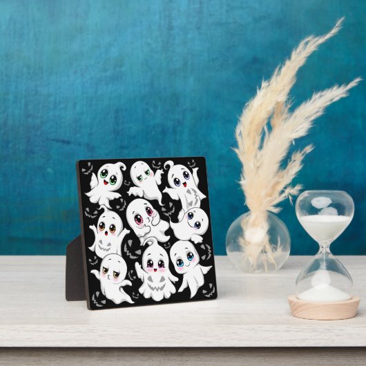 ベビー幽霊不気味かわいいハロウィーンムード フォトプラーク (インサイチュ)