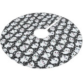 ベビー幽霊不気味かわいいハロウィーンムード ブラッシュドポリエステルツリースカート (アングル)