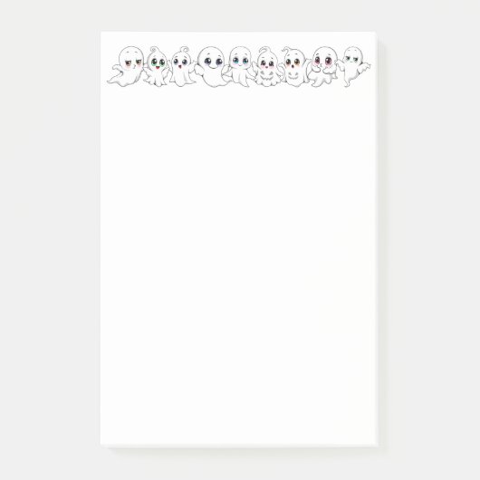 ベビー幽霊不気味かわいいハロウィーンムード ポストイット (正面)