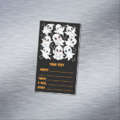 ベビー幽霊不気味かわいいハロウィーンムード マグネット名刺 (インサイチュ)