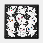 ベビー幽霊不気味かわいいハロウィーンムード マグネット (正面)