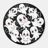 ベビー幽霊不気味かわいいハロウィーンムード マグネット (正面)