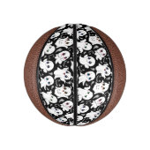 ベビー幽霊不気味かわいいハロウィーンムード ミニバスケットボール (縦)