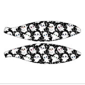 ベビー幽霊不気味かわいいハロウィーンムード ミニバスケットボール (パネル)