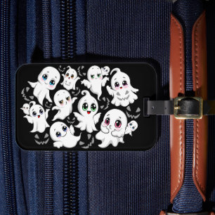 ベビー幽霊不気味かわいいハロウィーンムード ラゲッジタグ