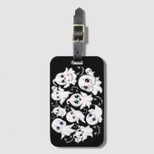 ベビー幽霊不気味かわいいハロウィーンムード ラゲッジタグ (正面縦)