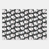 ベビー幽霊不気味かわいいハロウィーンムード ラッピングペーパーシート (正面)