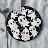 ベビー幽霊不気味かわいいハロウィーンムード 缶バッジ (インサイチュ)