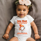 ベビー幽霊名パーソナライズされたハロウィーンギフトデザイン ベビーボディスーツ