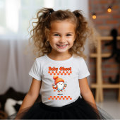 ベビー幽霊名パーソナライズされたハロウィーンギフトデザイン ベビーTシャツ