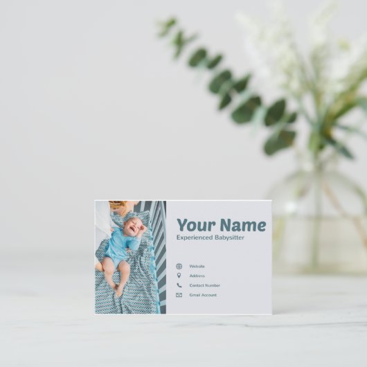 ベビー座席会社の名刺 名刺 (スタンド正面)