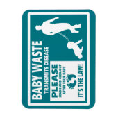ベビー廃棄物 – お知らせ マグネット (縦)