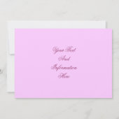 ベビー建物ブロック招待状 招待状 (裏面)