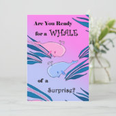 ベビー性リビールパーティの招待状 招待状 (スタンド正面)