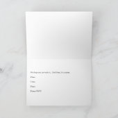 ベビー性リビールパーティの招待状 招待状 (内部)