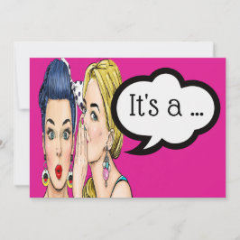 ベビー性リビール招待状 招待状