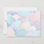 ベビー性リビール招待状 招待状 (裏面)