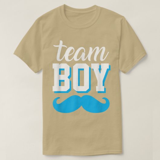 ベビー性別が発表パーティーチームの男の子 Tシャツ (デザイン正面)